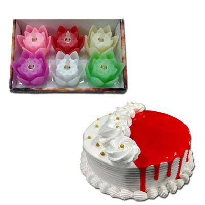 "Cake and Diyas - code CD04 - Click here to View more details about this Product
